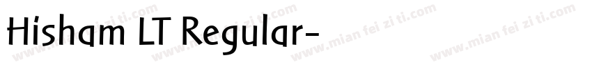 Hisham LT Regular字体转换